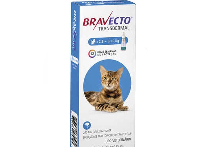 BRAVECTO GATO (250 MG) 2.8 A 6.25 KG – PIPETA