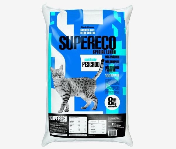 SUPERECO GATOS ADULTOS X 8 KG