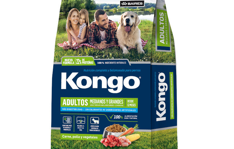 KONGO NATURAL ADULTOS MEDIANAS Y GRANDES 1.5, 3, 8, 15 o 21 KG