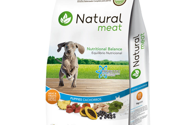 NATURAL MEAT PERROS CACHORROS  1, 7 o 15 KG