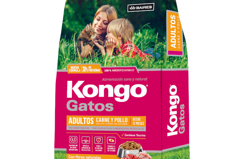 KONGO GATOS NATURAL ADULTOS CARNE Y POLLO 0.5, 1, 3, 8 o 15 KG