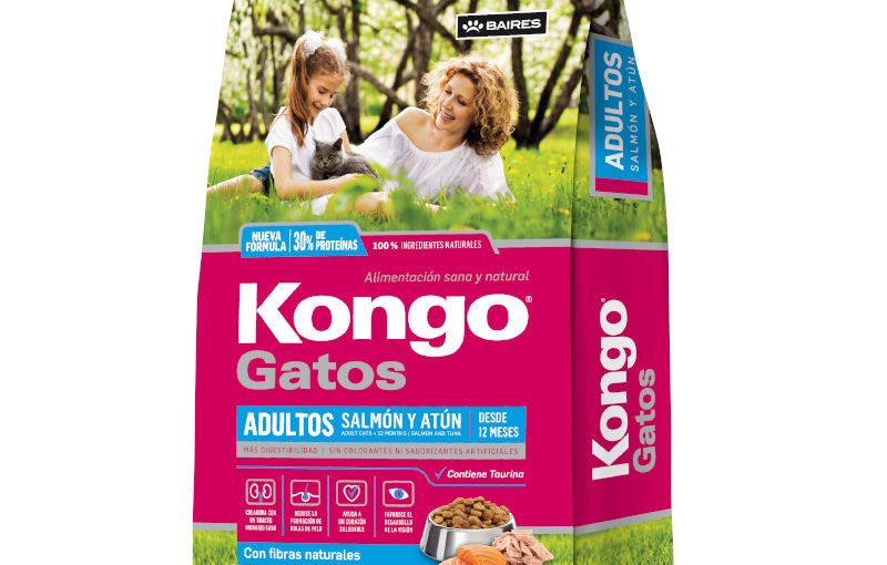 KONGO GATOS NATURAL ADULTOS SALMÓN Y ATÚN 0.5, 1, 3 o 15 KG