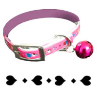 COLLAR GATO X 12 MOD 3 (CORAZONES) ARF