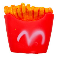 JUGUETE LATEX PAPAS FRITAS 7 CM ARF