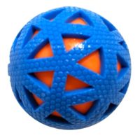 JUGUETE LATEX PELOTA ENREJADA 7 CM ARF