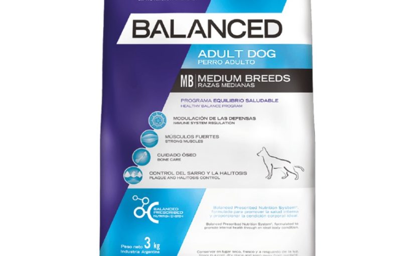 BALANCED PERRO ADULTO RAZA MEDIANA X 3, 12 o 20 KG
