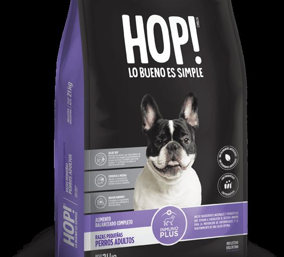 HOP! PERRO ADULTO RAZA PEQUEÑA X 1, 3 y 21 KG (18xBOLSON) HOP C
