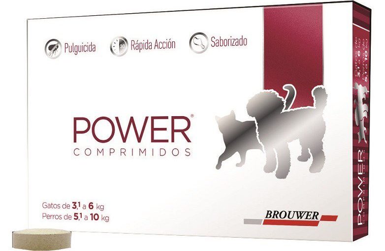 POWER COMPRIMIDO PERRO 5,1 A 10 KG/ GATO 3,1 A 6 KG(42) – MASTICABLE POWER C