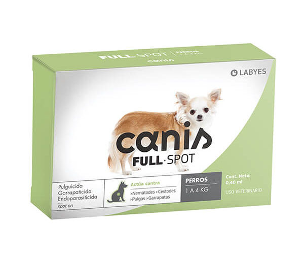 CANIS FULL SPOT HASTA 4 KG (40XØ) – PIPETA