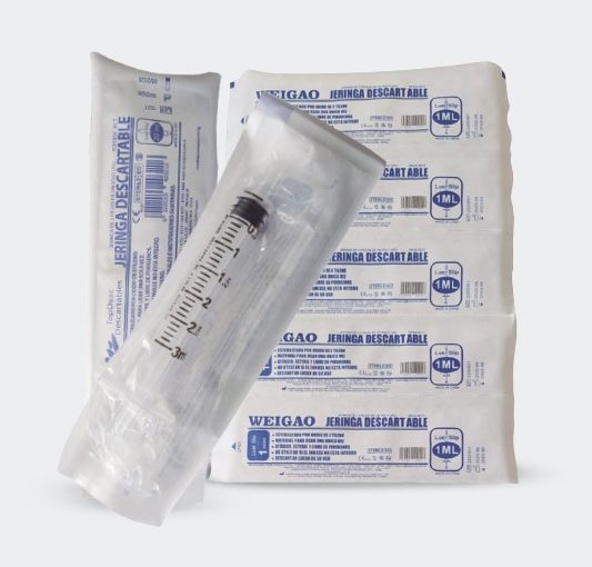 JERINGAS X 5 ML X 100 U