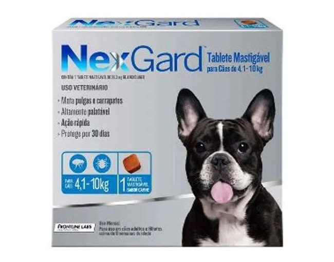 NEXGARD _M 4.1 – 10 KG ( 1.25G) – MASTICABLE