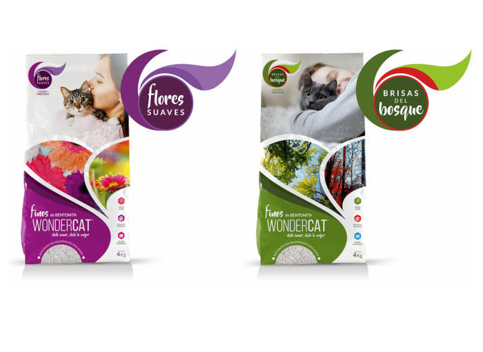 FINOS DE BENTONITA WONDERCAT BRISAS DEL BOSQUE X 4 KG (4UxØ) 11+1