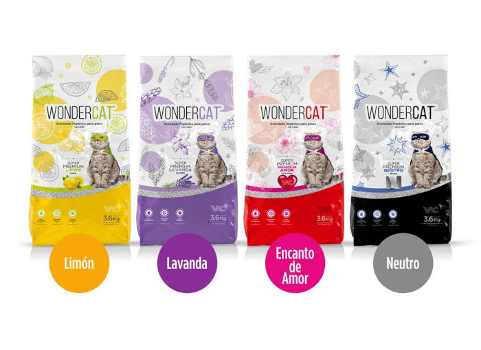GRANULADO WONDERCAT LAVANDA X 3.6 KG (3UXØ) 11+1