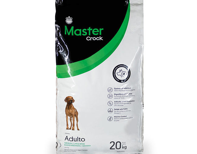 MASTER CROCK PERRO AD. RAZA MED/GDE X 20 KG (50xØ) MASTER