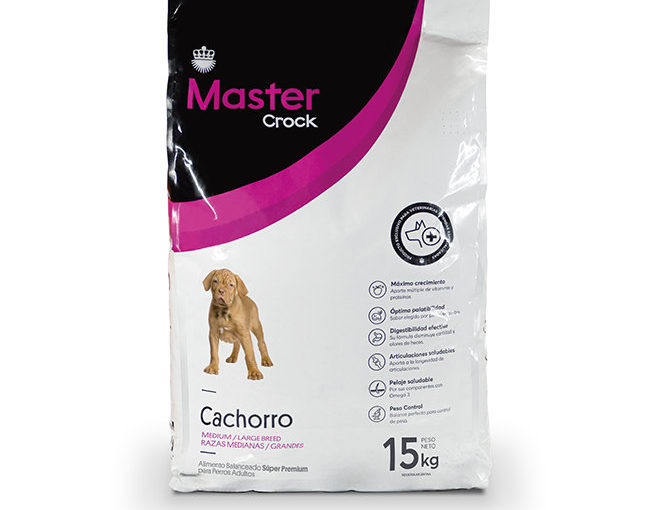 MASTER CROCK PERRO CACH. RAZA MED/GDE X 15 KG (65xØ) MASTER