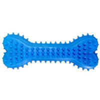 JUGUETE HUESO DE GOMA SEMI DURO CON PINCHES ARF
