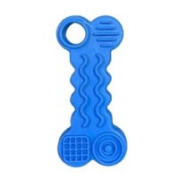 JUGUETE HUESO DE GOMA SEMI DURO CON RELIEVE ANTIESTRES ARF