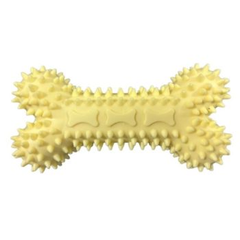 JUGUETE HUESO GOMA CON PINCHES 12 CM ARF