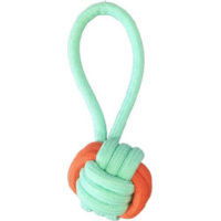 JUGUETE SOGA PELOTA TRENZADA UN ASA CORTA 18CM ARF
