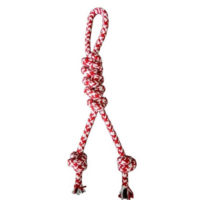 JUGUETE SOGA TRENZADA TRIPLE AGARRE 30CM ARF