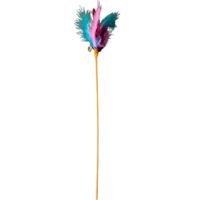 JUGUETE DE GATO VARITA PLUMAS Y CASCABEL ARF