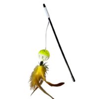 JUGUETE DE GATO VARITA PELOTA CASCABEL ARF
