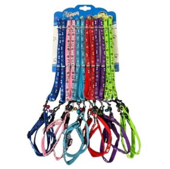 CONJUNTO CORREA COLLAR GATO GRANDE X 12 UNID ARF