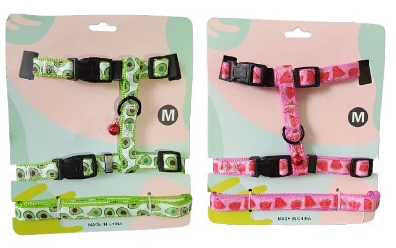 CONJUNTO CORREA PRETAL GATO BORDADO FANTASIA ARF