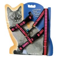 CONJUNTO CORREA PRETAL GATO AJUSTABLE CHICO ARF