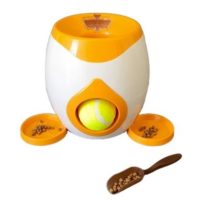 JUGUETE INTERACTIVO DE PELOTA CON DISPENSADOR DE COMIDA ARF