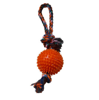 JUGUETE SOGA CON PELOTA CON PINCHES 40 CM ARF