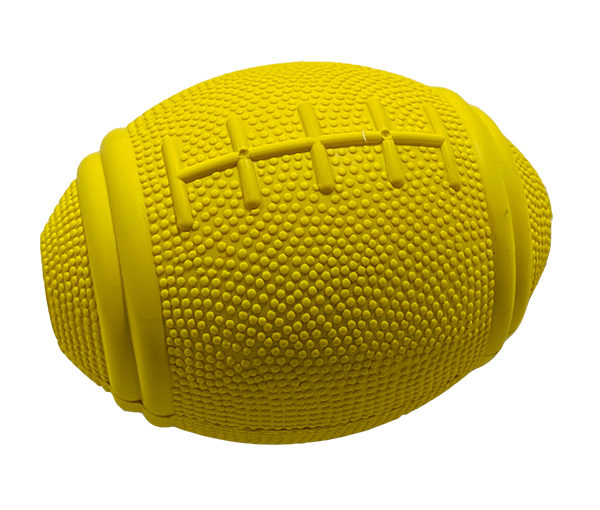 JUGUETE PELOTA RUGBY GOMA DURA 11 CM ARF