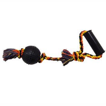 JUGUETE SOGA CON MANIJA Y PELOTA 38 CM ARF