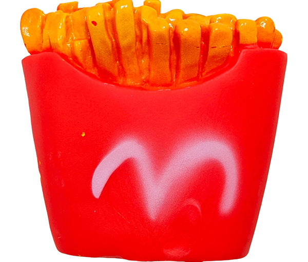 JUGUETE LATEX PAPAS FRITAS 7 CM ARF