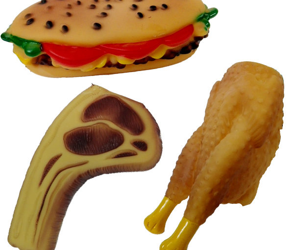 JUGUETE LATEX SURTIDO DE COMIDA PREMIUM ARF