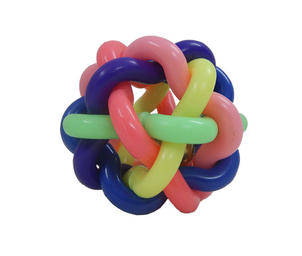 JUGUETE PELOTA ENREDADA GOMA CHICA (2.5cm) ARF