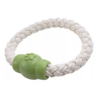 SOGA ECOLÓGICA CON JUGUETE TPR- COLOR: VERDE - MEDIDA: 15 CM