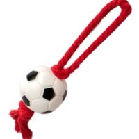 SOGA FUTBOL (BLANCA) - COLOR: BLANCO/NEGRO - MEDIDA: 30X7,5X7,5 CM -