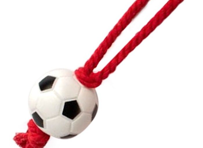SOGA FUTBOL (BLANCA) – COLOR: BLANCO/NEGRO – MEDIDA: 30X7,5X7,5 CM –