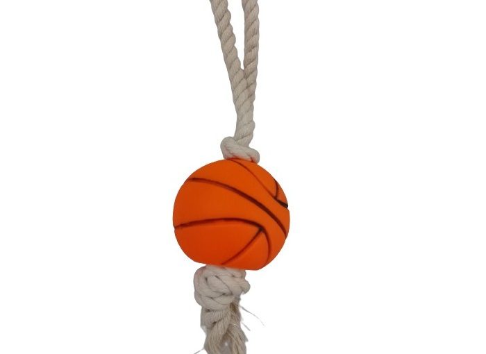 SOGA BASQUET CON SOGA (BLANCA) – COLOR: NARANJA – MEDIDA: 30X7,5X7,5 C