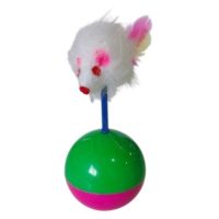 JUGUETE PELOTA CON PLUMA - 11 CM
