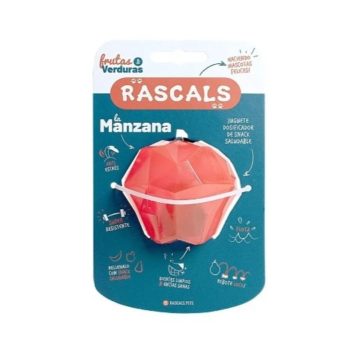JUGUETE PARA PERRO DISPENSADOR DE SNACK - MANZANA - MATERIAL: TPR - ME