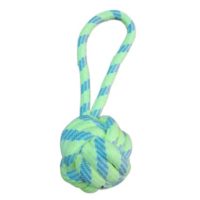 SOGA TRENZADA CON PELOTA 25 CM