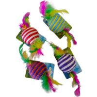 PELOTA SISAL CON PLUMAS